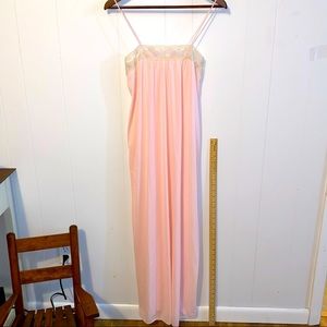 Vintage Nightgown Pink S 32/34 Sears